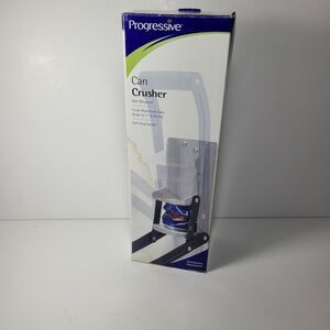 *New* Wall Mounted Soda/Beer Can Crusher Boxed Recycle Cans Progressive